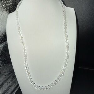 Elegant Clear glass beads Necklace